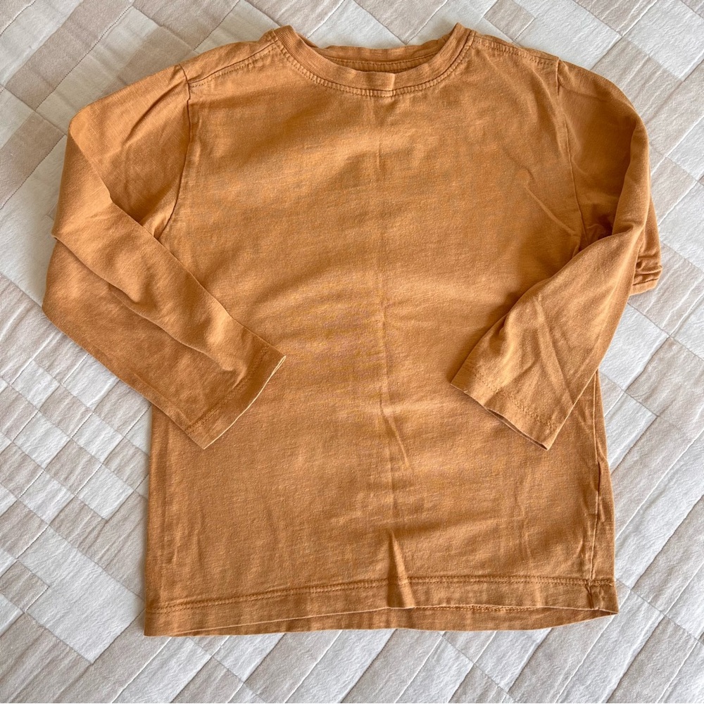 Zara Long Sleeve Tee Relaxed Fit